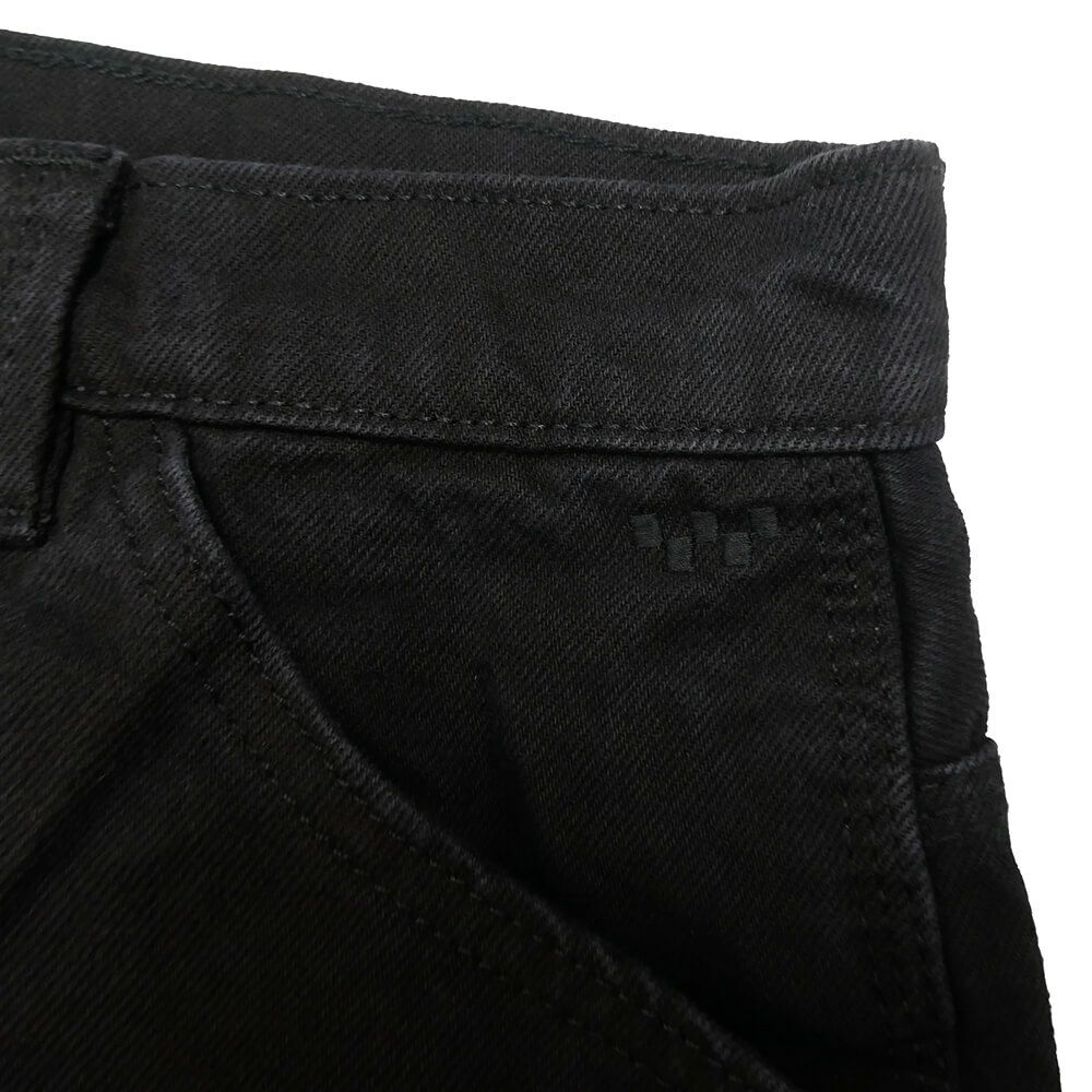 VANS JEANS バンズ パンツ ジーンズ SKATE CHECK-5 LOOSE DENIM BLACK（US企画） スケートボード スケボー 8