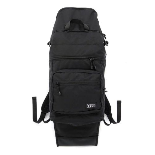 スケートボード収納可能 VAGA BACKPACK バガ バッグ バックパック リュック WEDGE XP BLACK スケートボード スケボー 4