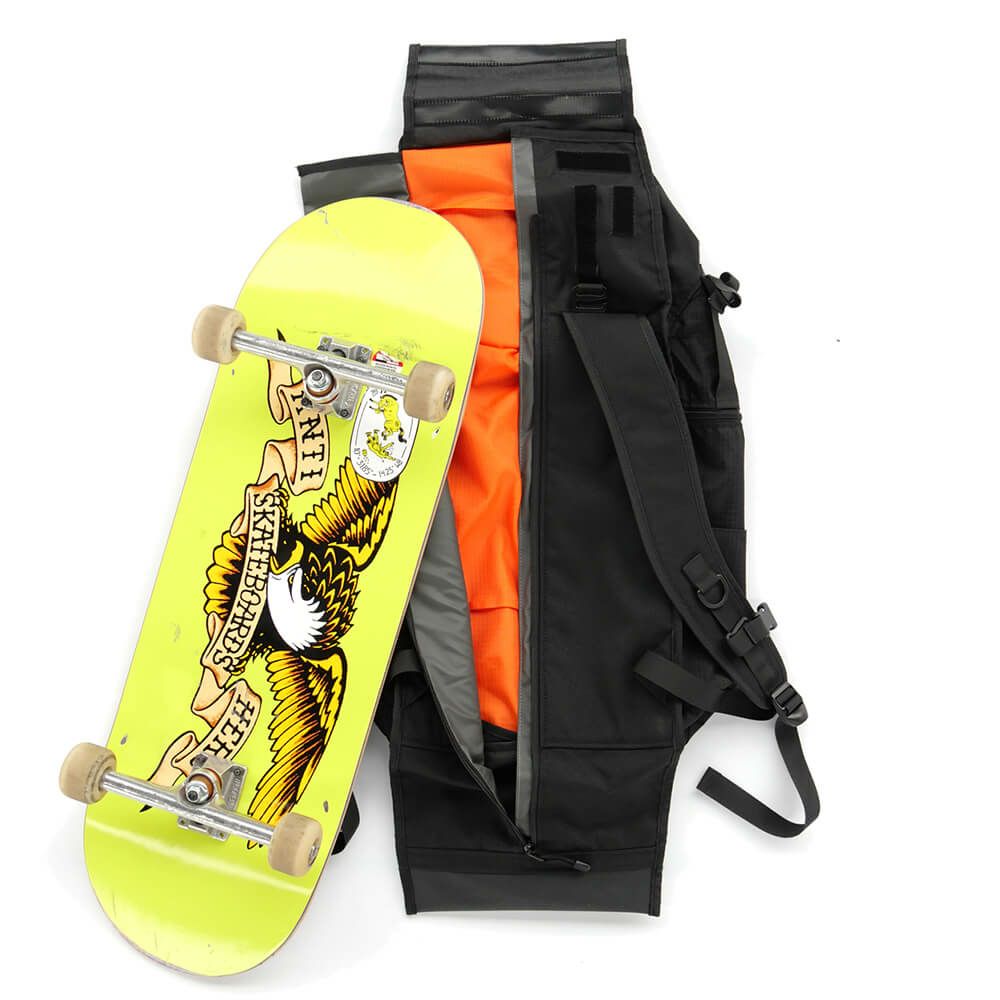 スケートボード収納可能 VAGA BACKPACK バガ バッグ バックパック リュック WEDGE XP BLACK スケートボード スケボー 14