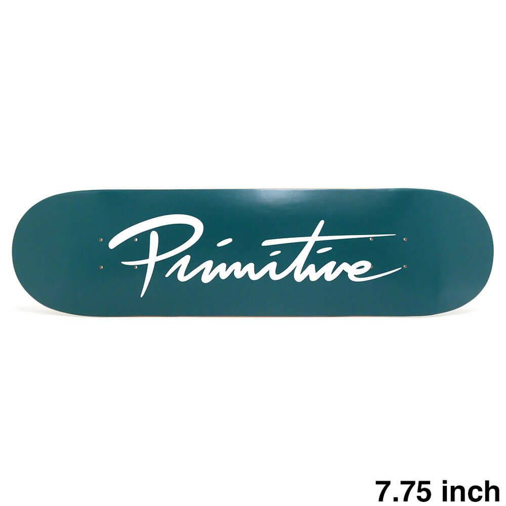 PRIMITIVE DECK プリミティブ デッキ TEAM NUEVO SCRIPT CORE TEAL 7.75 スケートボード スケボー 1