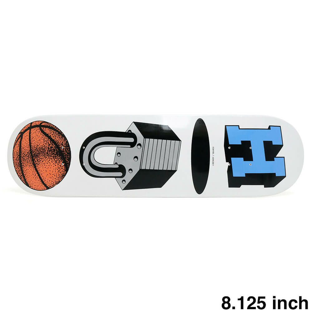 QUASI DECK クワージー デッキ JUSTIN HENRY LOCKED 8.125 スケートボード スケボー 1