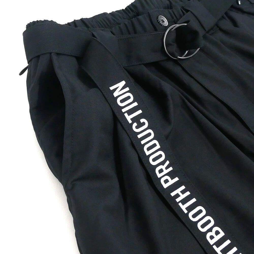  TIGHTBOOTH（TBPR） PANTS タイトブース パンツ ジーンズ BAGGY SLACKS BLACK スケートボード スケボー 1