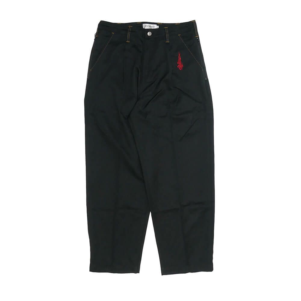 EVISEN PANTS エビセン パンツ ジーンズ FIRE BOHEMIAN BLACK スケートボード スケボー 