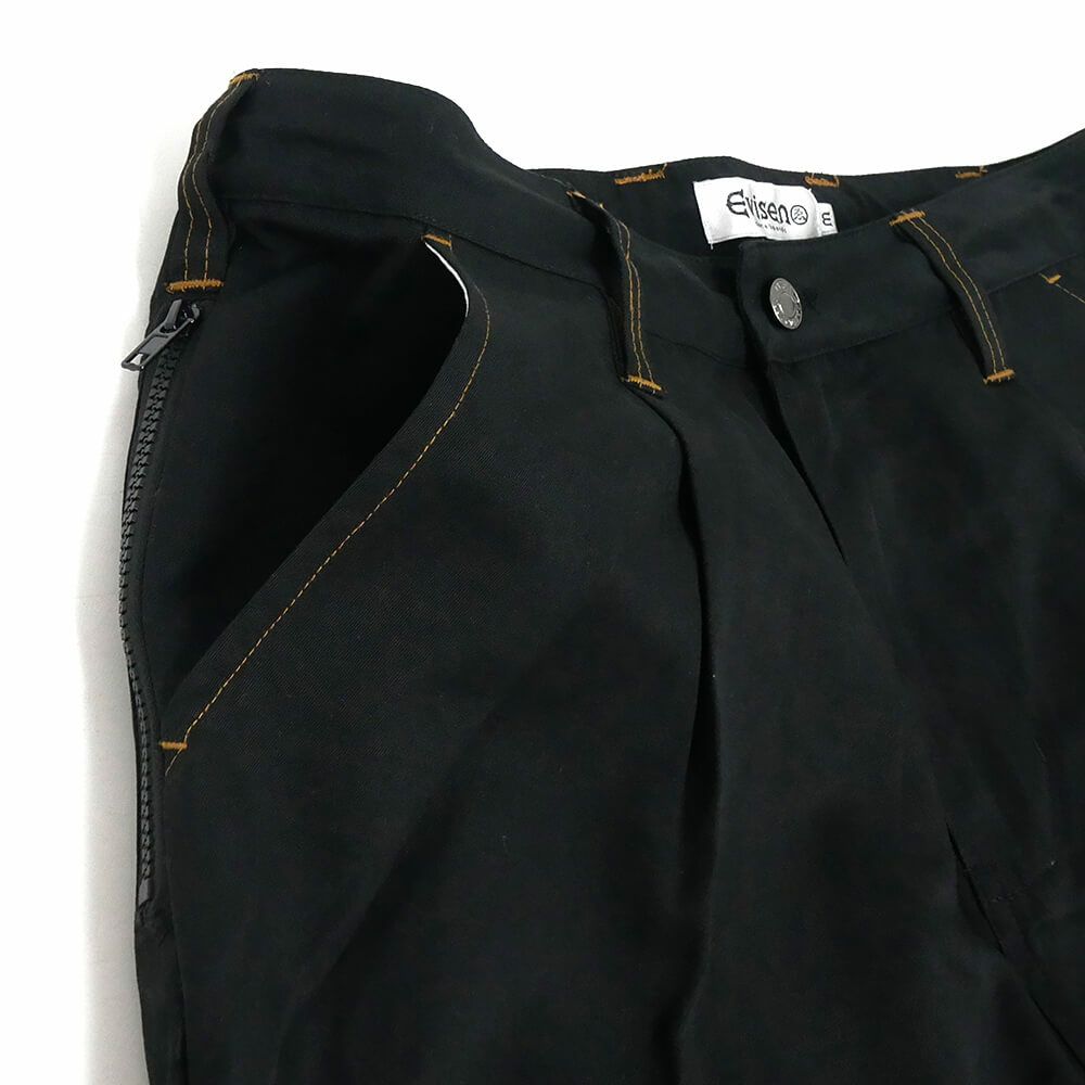 EVISEN PANTS エビセン パンツ ジーンズ FIRE BOHEMIAN BLACK スケートボード スケボー 1