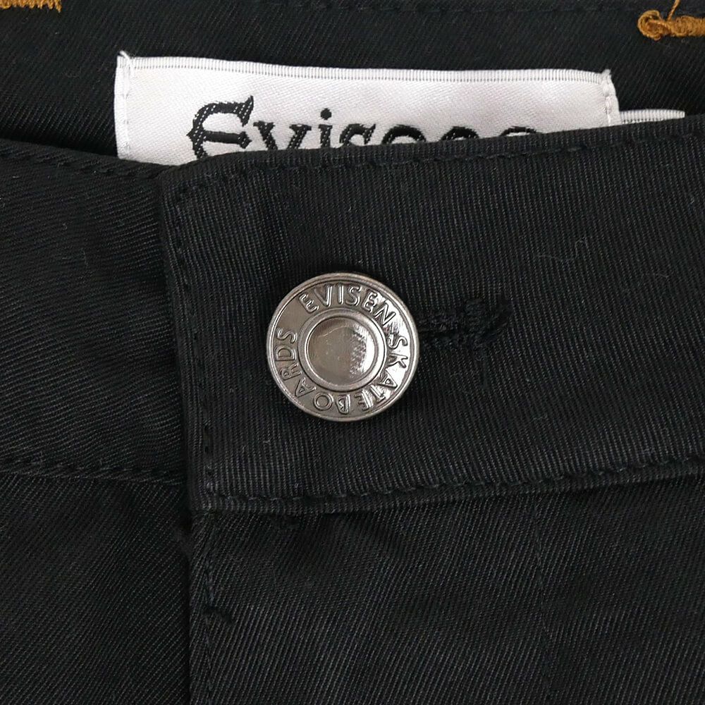 EVISEN PANTS エビセン パンツ ジーンズ FIRE BOHEMIAN BLACK スケートボード スケボー 4