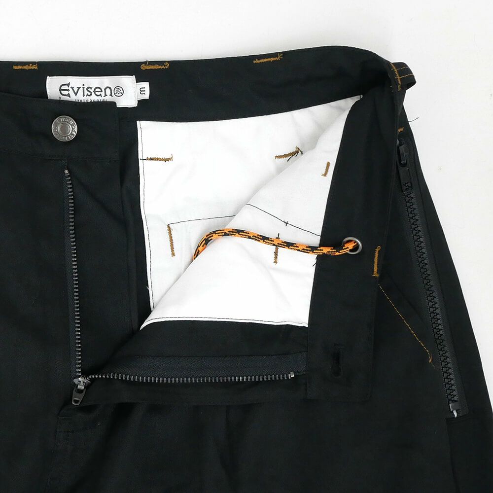 EVISEN PANTS エビセン パンツ ジーンズ FIRE BOHEMIAN BLACK スケートボード スケボー 5