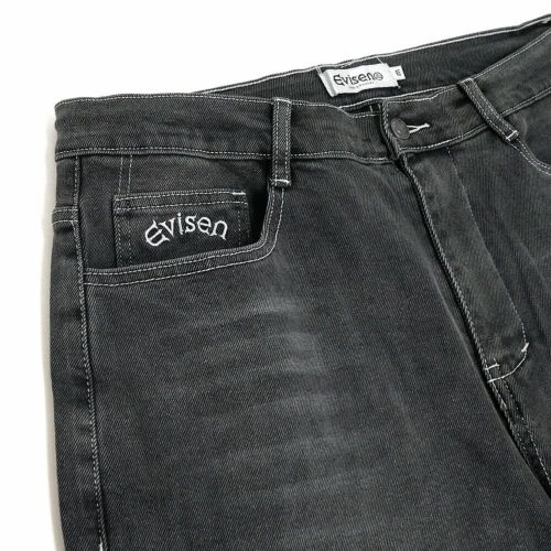EVISEN JEANS エビセン パンツ ジーンズ ONE-UP BLACK スケートボード スケボー 1