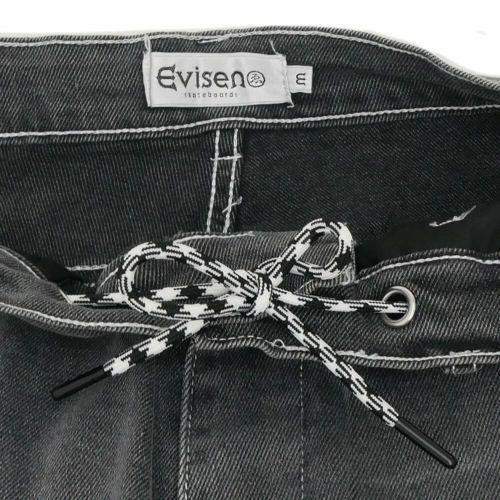 EVISEN JEANS エビセン パンツ ジーンズ ONE-UP BLACK スケートボード スケボー 2