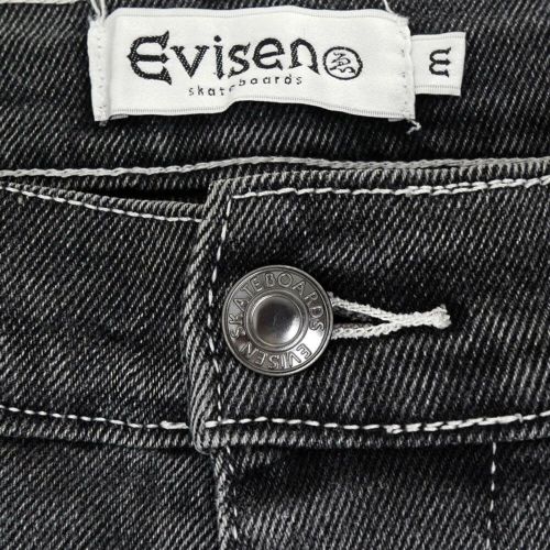 EVISEN JEANS エビセン パンツ ジーンズ ONE-UP BLACK スケートボード スケボー 3