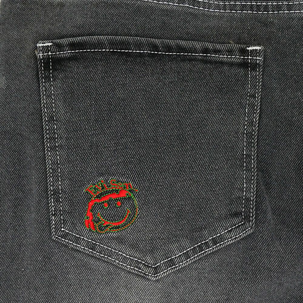 EVISEN JEANS エビセン パンツ ジーンズ ONE-UP BLACK スケートボード スケボー 8