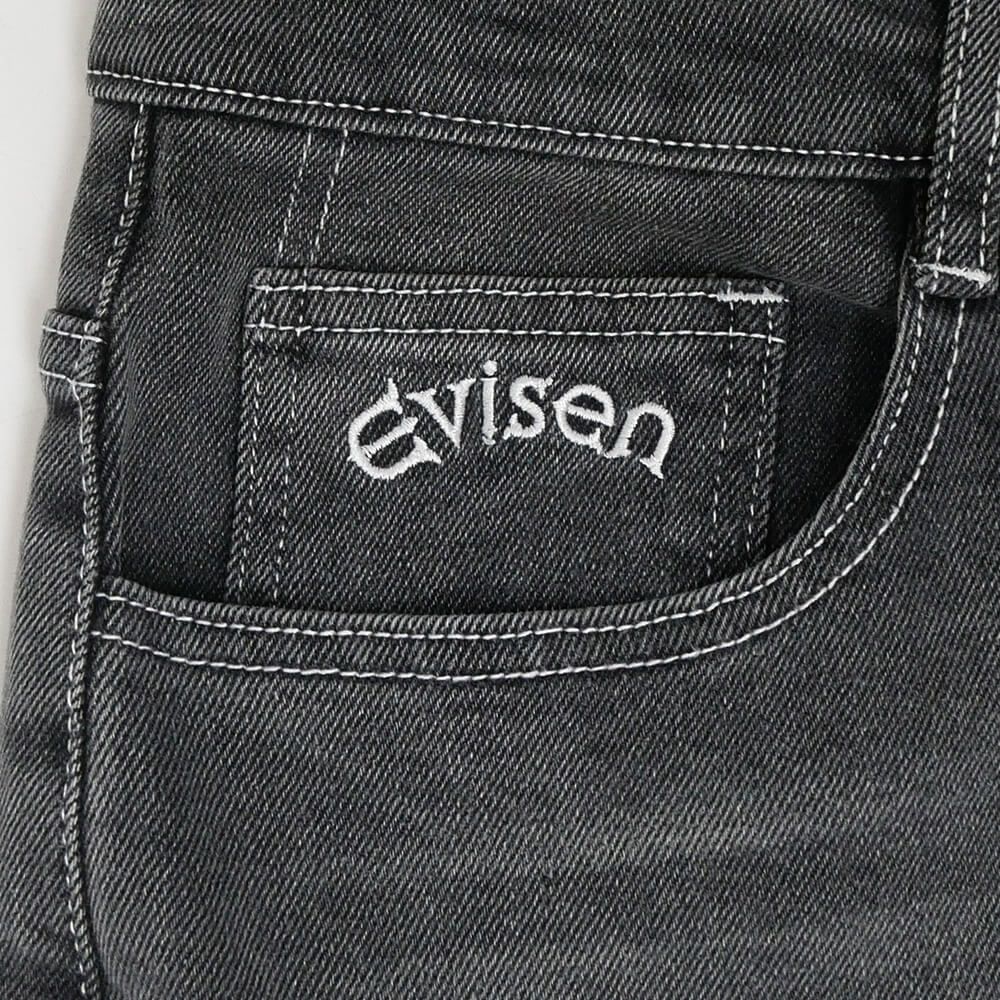 EVISEN JEANS エビセン パンツ ジーンズ ONE-UP BLACK スケートボード スケボー 9