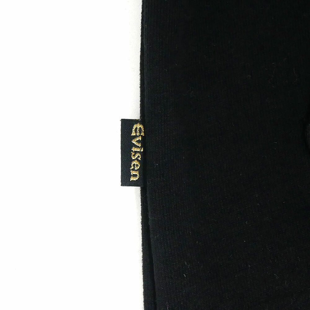 EVISEN CREW SWEAT エビセン トレーナー MIND LAND HALF ZIP BLACK スケートボード スケボー 9