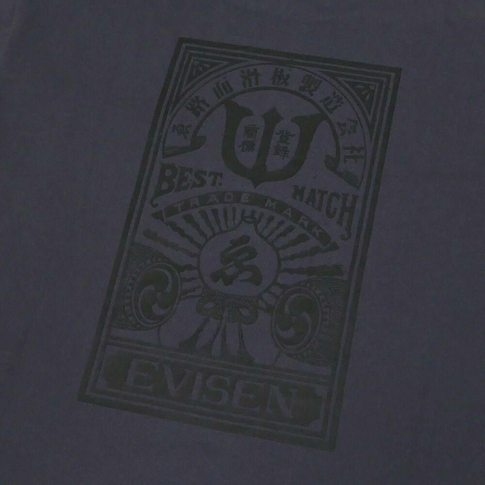 EVISEN LONG SLEEVE エビセン ロングスリーブTシャツ BEST MATCH POCKET CHARCOAL スケートボード スケボー 4