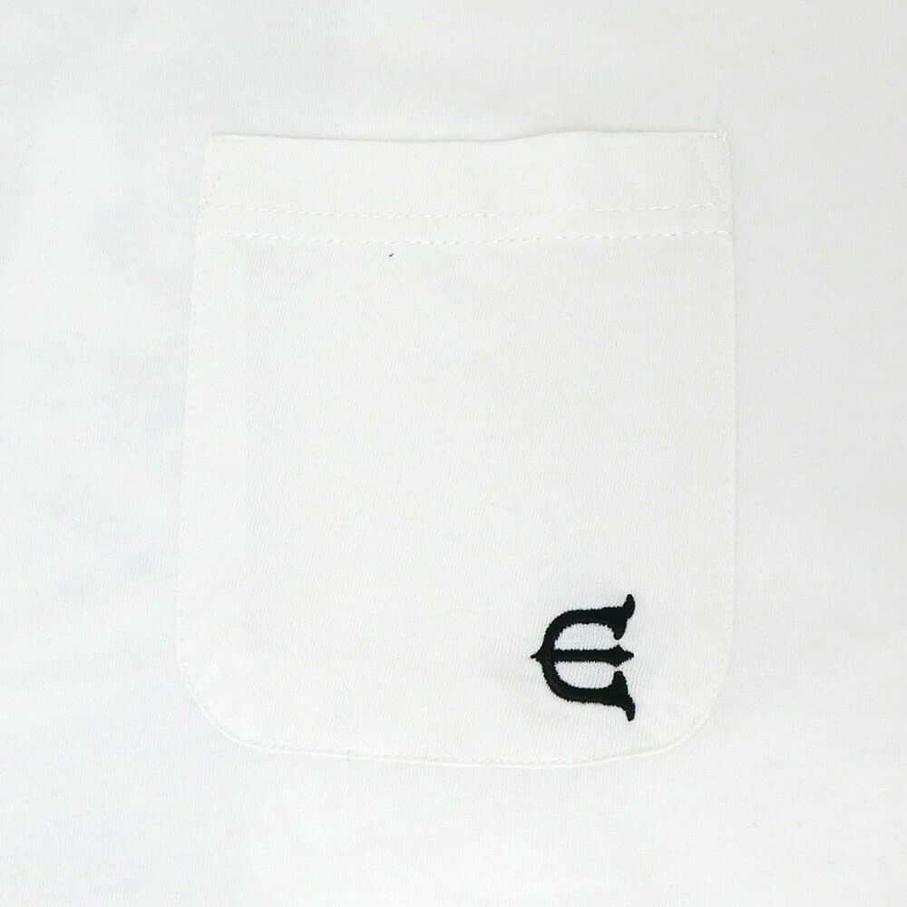 EVISEN LONG SLEEVE エビセン ロングスリーブTシャツ BEST MATCH POCKET WHITE スケートボード スケボー 3