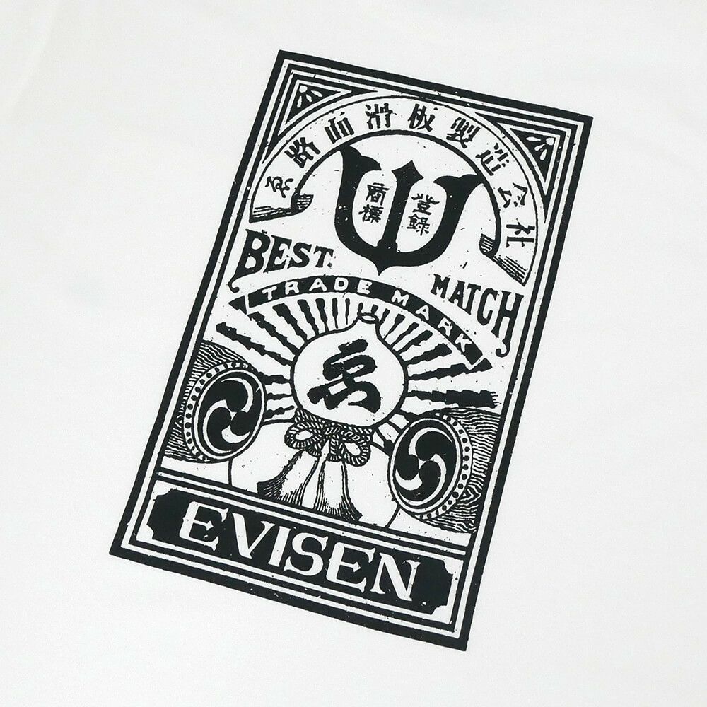 EVISEN LONG SLEEVE エビセン ロングスリーブTシャツ BEST MATCH POCKET WHITE スケートボード スケボー 4