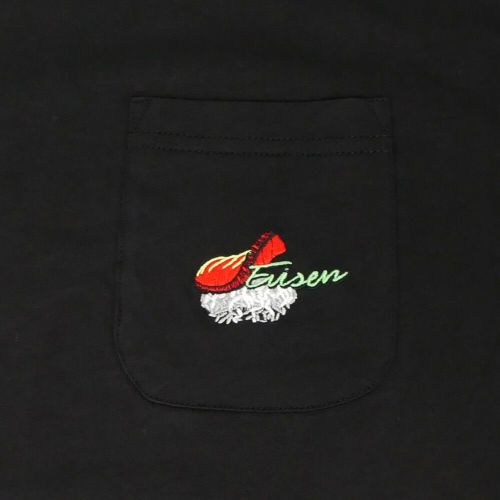 EVISEN LONG SLEEVE エビセン ロングスリーブTシャツ NEW SUSHI POCKET BLACK スケートボード スケボー 2