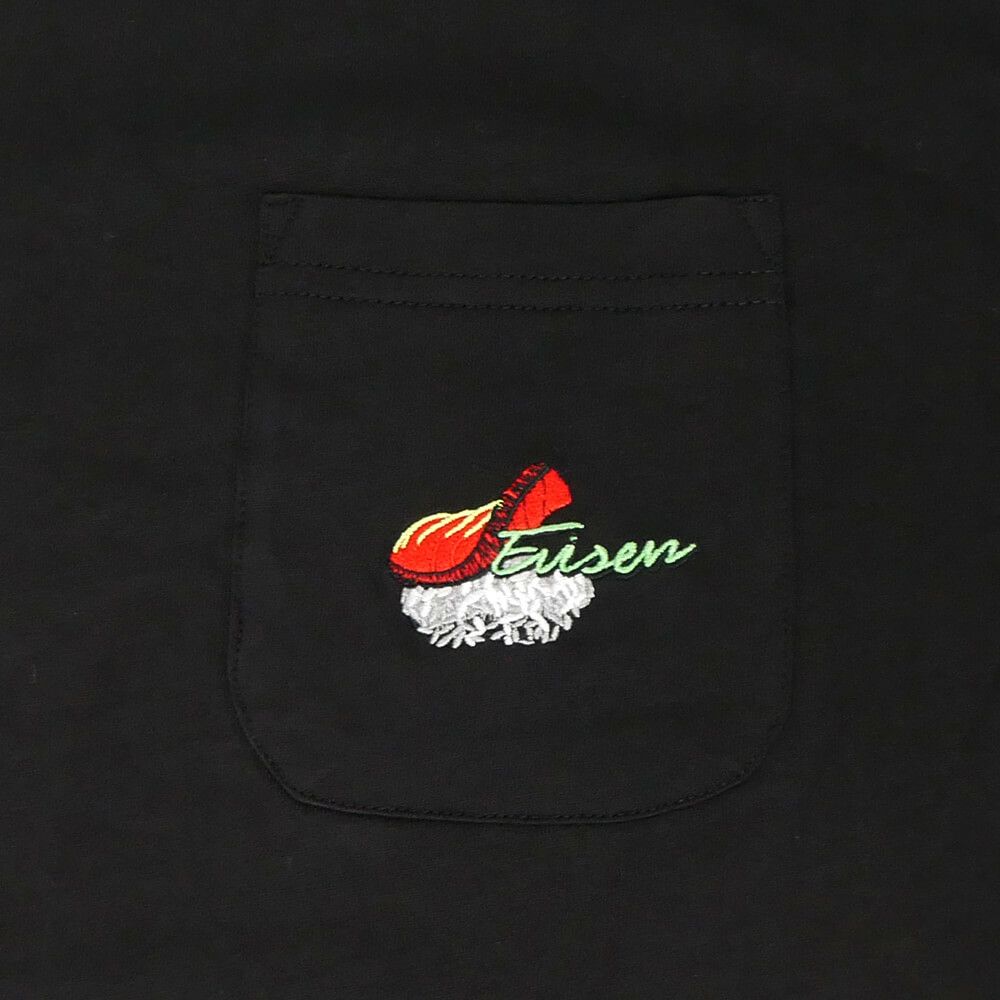 EVISEN LONG SLEEVE エビセン ロングスリーブTシャツ NEW SUSHI POCKET BLACK スケートボード スケボー 2