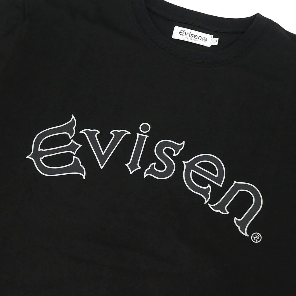 EVISEN LONG SLEEVE エビセン ロングスリーブTシャツ ARCH LOGO BLACK/GREY スケートボード スケボー 1