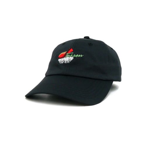 EVISEN CAP エビセン キャップ NEW SUSHI LOGO BLACK スケートボード スケボー 