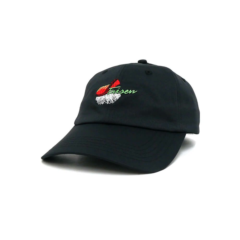 EVISEN CAP エビセン キャップ NEW SUSHI LOGO BLACK スケートボード スケボー 