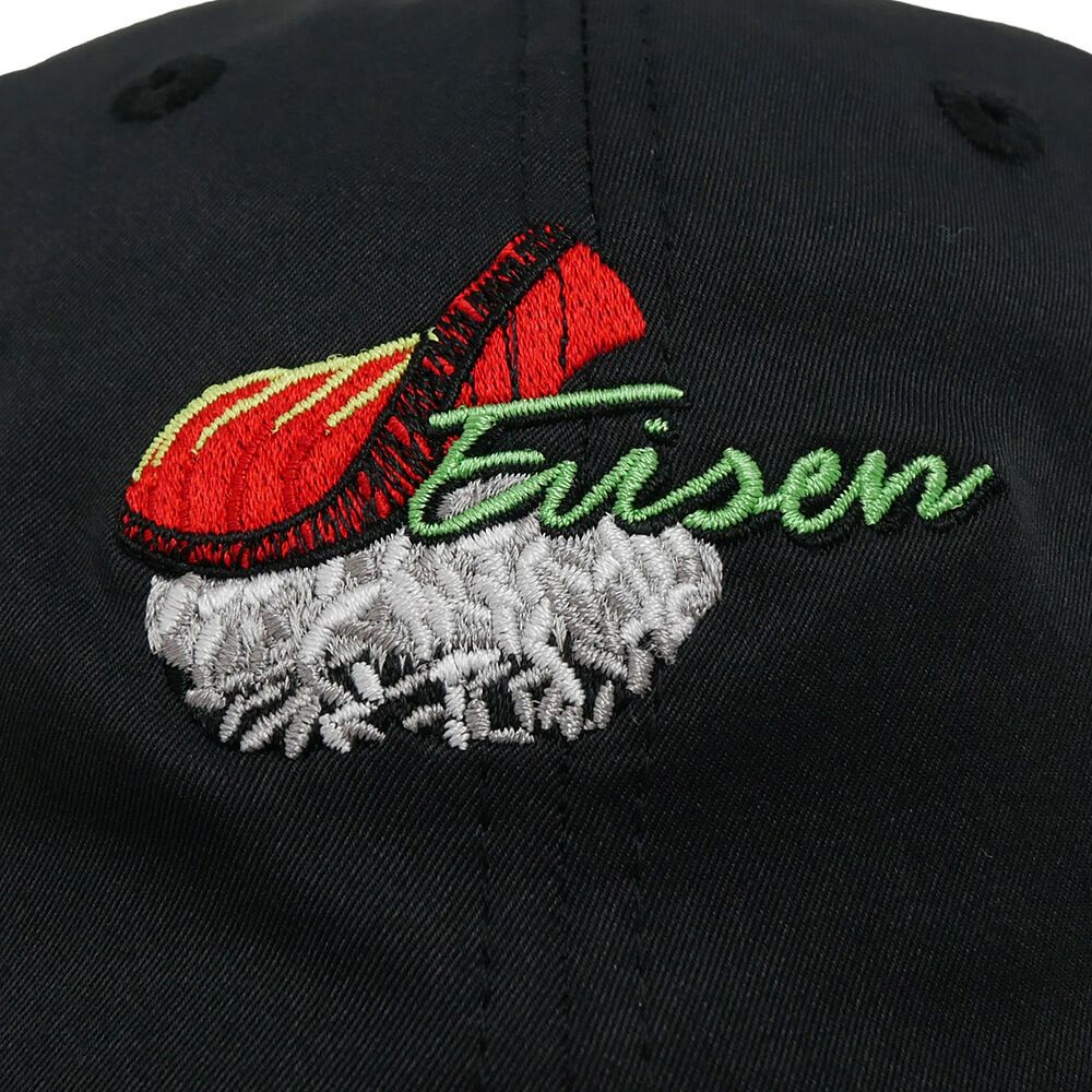 EVISEN CAP エビセン キャップ NEW SUSHI LOGO BLACK スケートボード スケボー 4