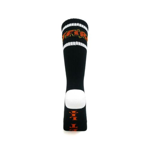 SPITFIRE SOCKS スピットファイヤー ソックス 靴下 HELLFIRE SCRIPT BLACK/WHITE/ORANGE スケートボード スケボー 2