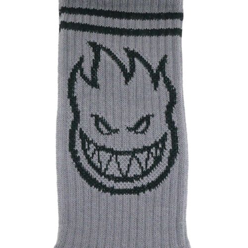 SPITFIRE SOCKS スピットファイヤー ソックス 靴下 BIGHEAD CHARCOAL/BLACK スケートボード スケボー 3