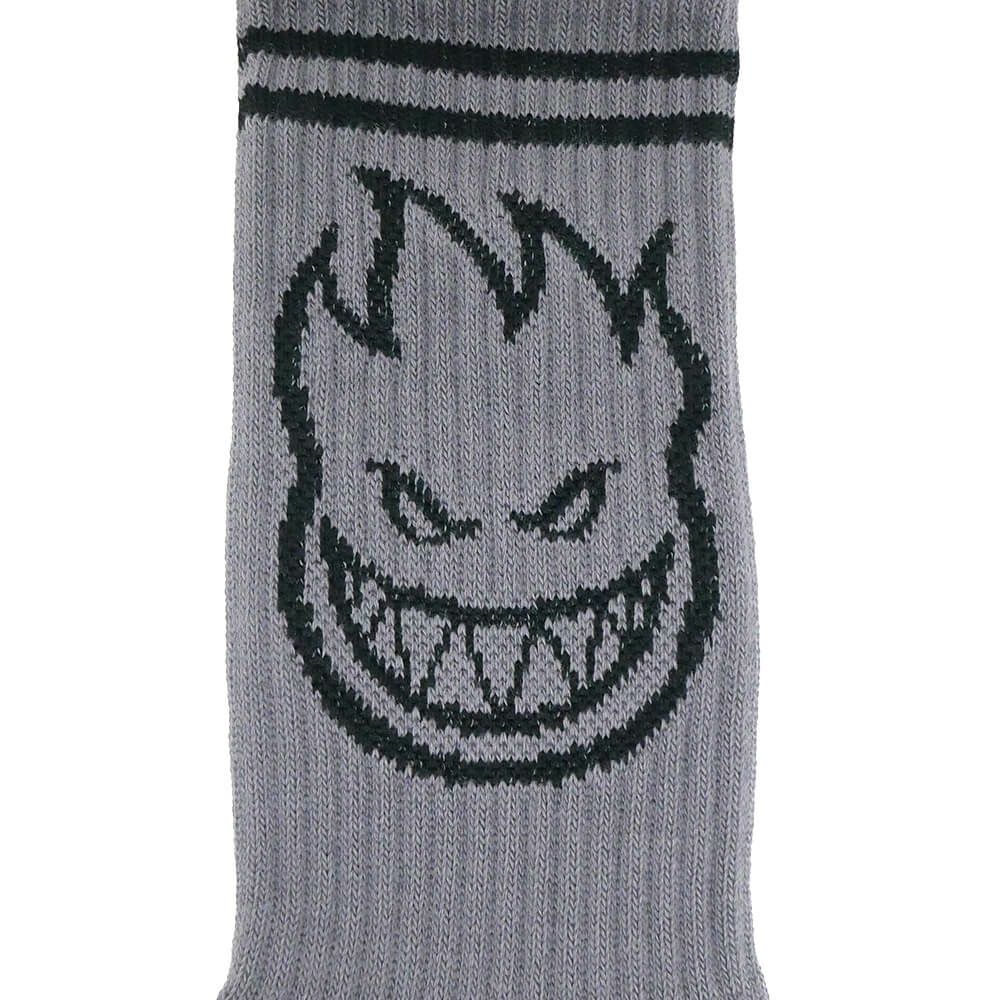 SPITFIRE SOCKS スピットファイヤー ソックス 靴下 BIGHEAD CHARCOAL/BLACK スケートボード スケボー 3