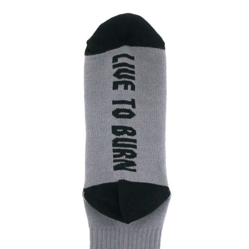 SPITFIRE SOCKS スピットファイヤー ソックス 靴下 BIGHEAD CHARCOAL/BLACK スケートボード スケボー 4