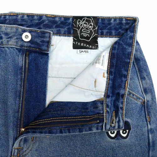 KROOKED JEANS クルキッド パンツ ジーンズ EYES DENIM TWILL PANTS STONE WASH スケートボード スケボー 3