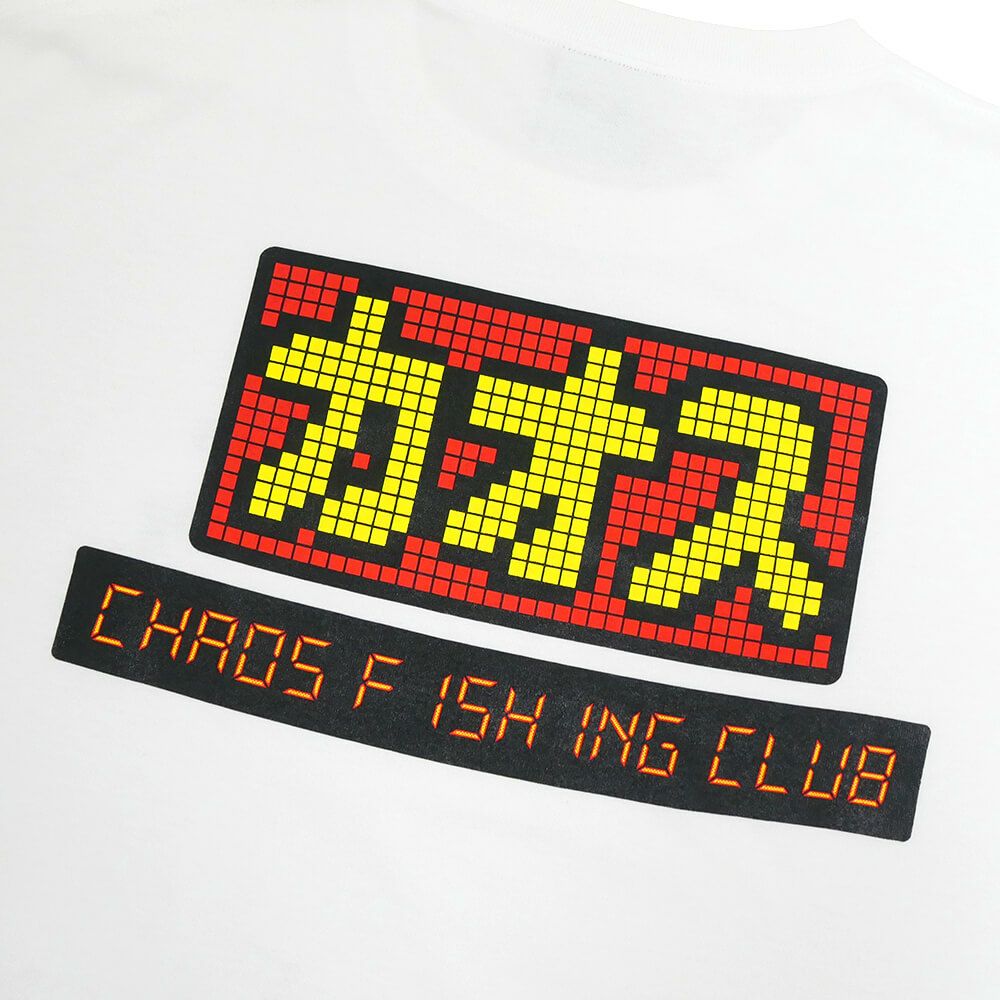 CHAOS FISHING CLUB LONG SLEEVE カオスフィッシングクラブ ロングスリーブTシャツ セグ WHITE スケートボード スケボー 3