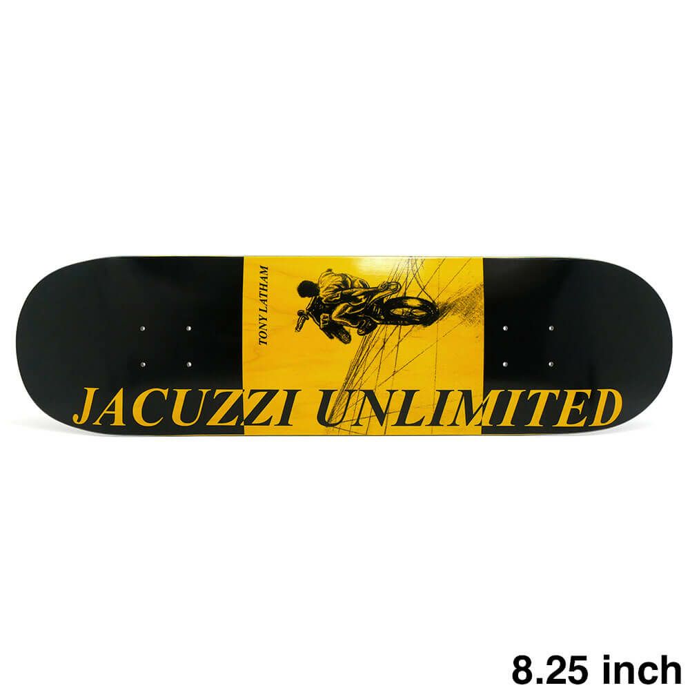 JACUZZI DECK ジャグジー デッキ TONY LATHAM DIRTBIKE 8.25 EPOXY 7 スケートボード スケボー 1