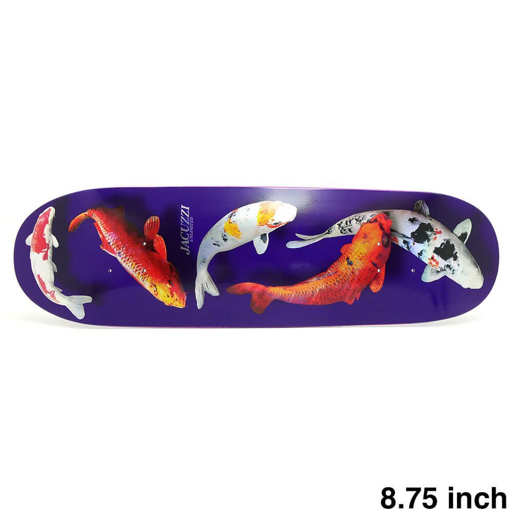 JACUZZI DECK ジャグジー デッキ TEAM 500 YEARS PURPLE/HOLOGRAPHIC 8.75 EGG SHAPE EPOXY 7 スケートボード スケボー 1