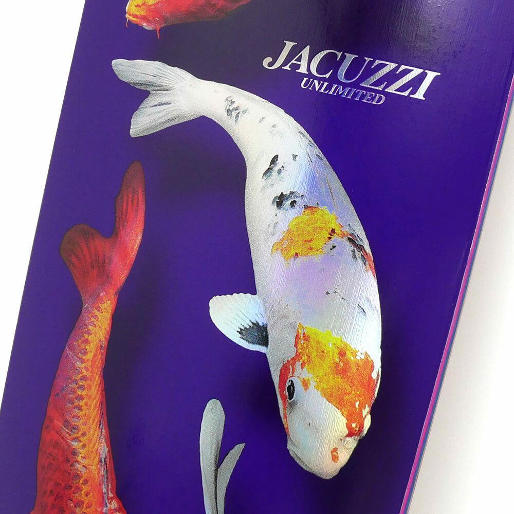 JACUZZI DECK ジャグジー デッキ TEAM 500 YEARS PURPLE/HOLOGRAPHIC 8.75 EGG SHAPE EPOXY 7 スケートボード スケボー 4