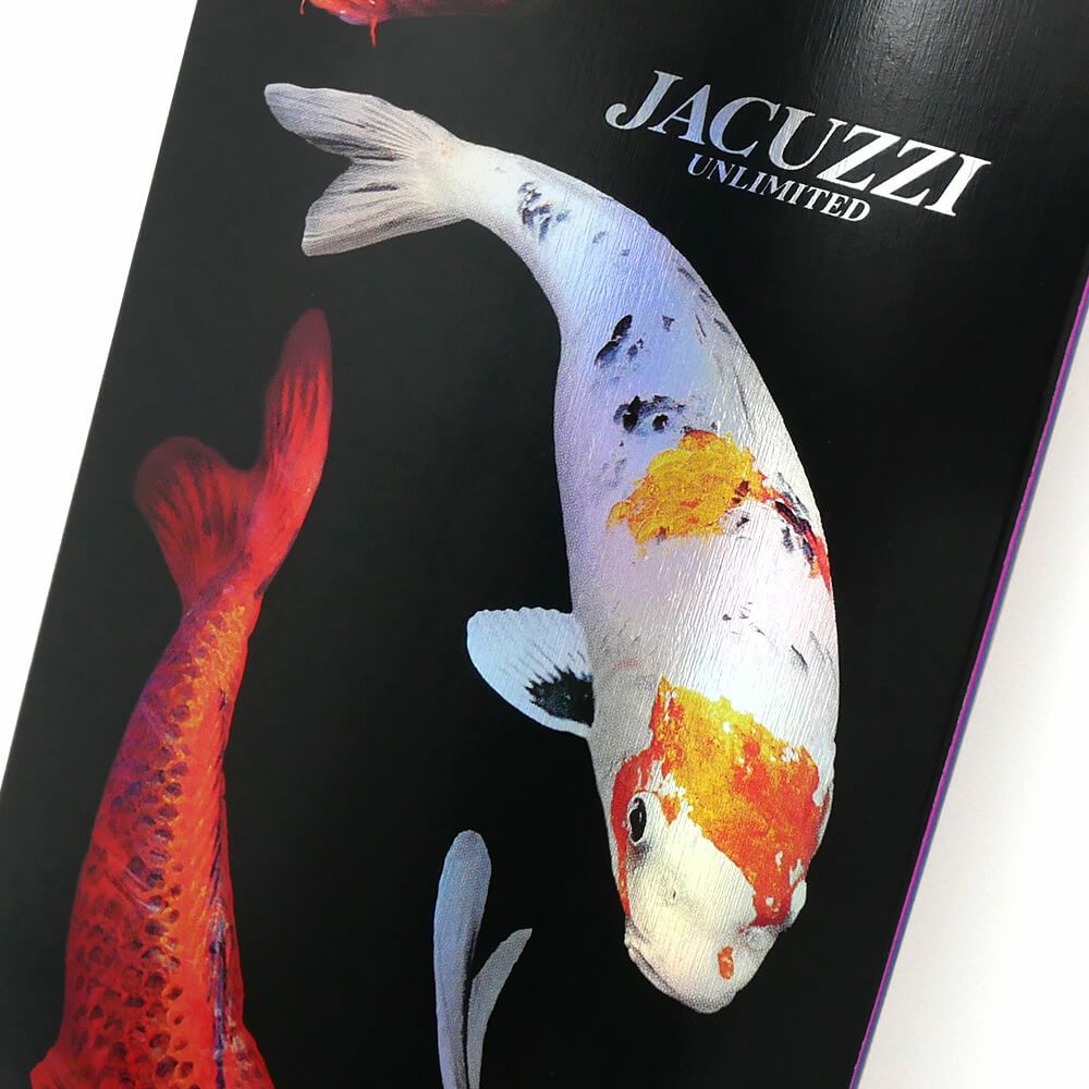 JACUZZI DECK ジャグジー デッキ TEAM 500 YEARS BLACK/HOLOGRAPHIC 8.5 EPOXY 7 スケートボード スケボー 3