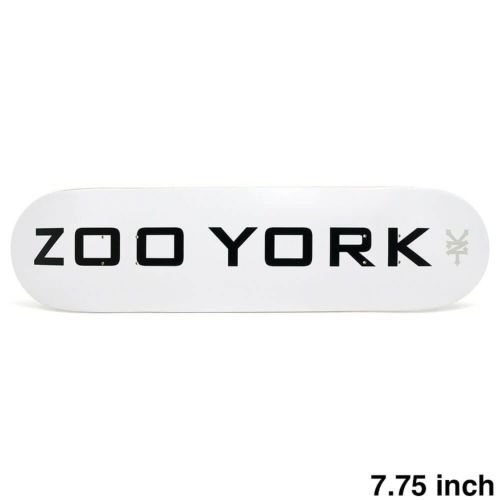 ZOO YORK DECK ズーヨーク デッキ TEAM OG 95 LOGO BLOCK WHITE 7.75 スケートボード スケボー 1