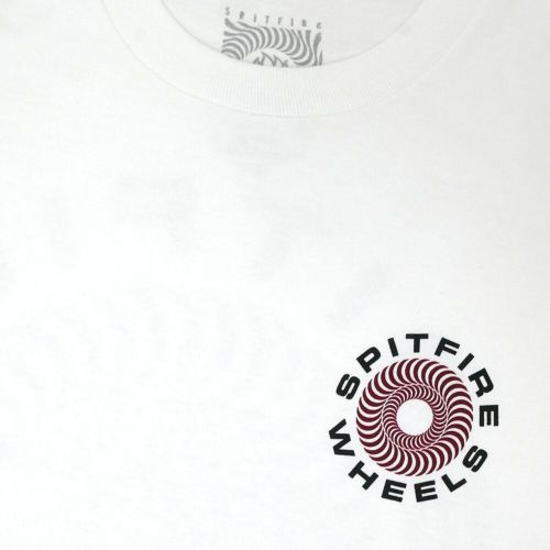 SPITFIRE LONG SLEEVE スピットファイヤー ロングスリーブTシャツ CLASSIC '87 SWIRL FADE FILL WHITE スケートボード スケボー 2