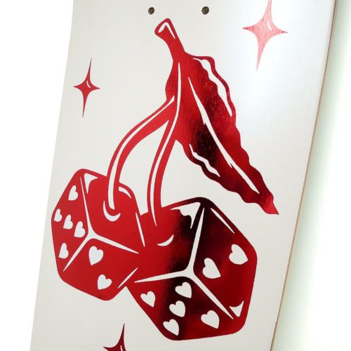 REAL DECK リアル デッキ NICOLE HAUSE HIGH ROLLER 8.0 TWIN NOSE スケートボード スケボー 3