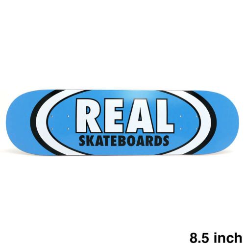 REAL DECK リアル デッキ TEAM CLASSIC OVAL BLUE 8.5 スケートボード スケボー 1