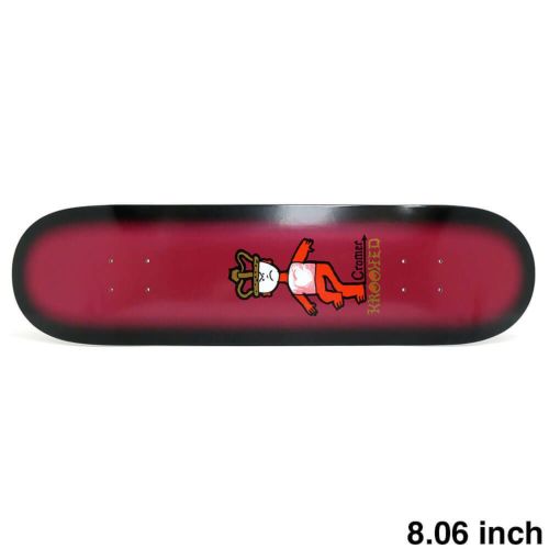 KROOKED DECK クルキッド デッキ BRAD CROMER MAD KING 8.06 スケートボード スケボー　1