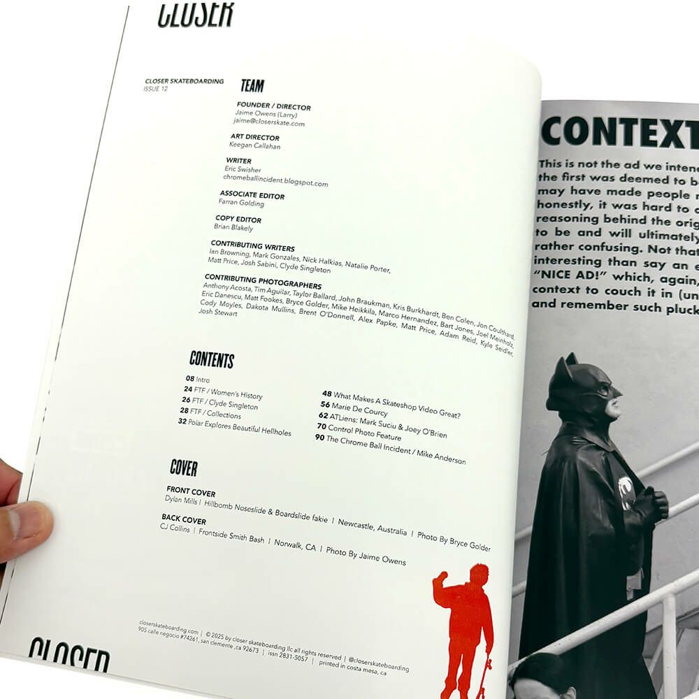 CLOSER クローザー 雑誌 VOLUME 3.4 ISSUE 12 スケートボード スケボー 02