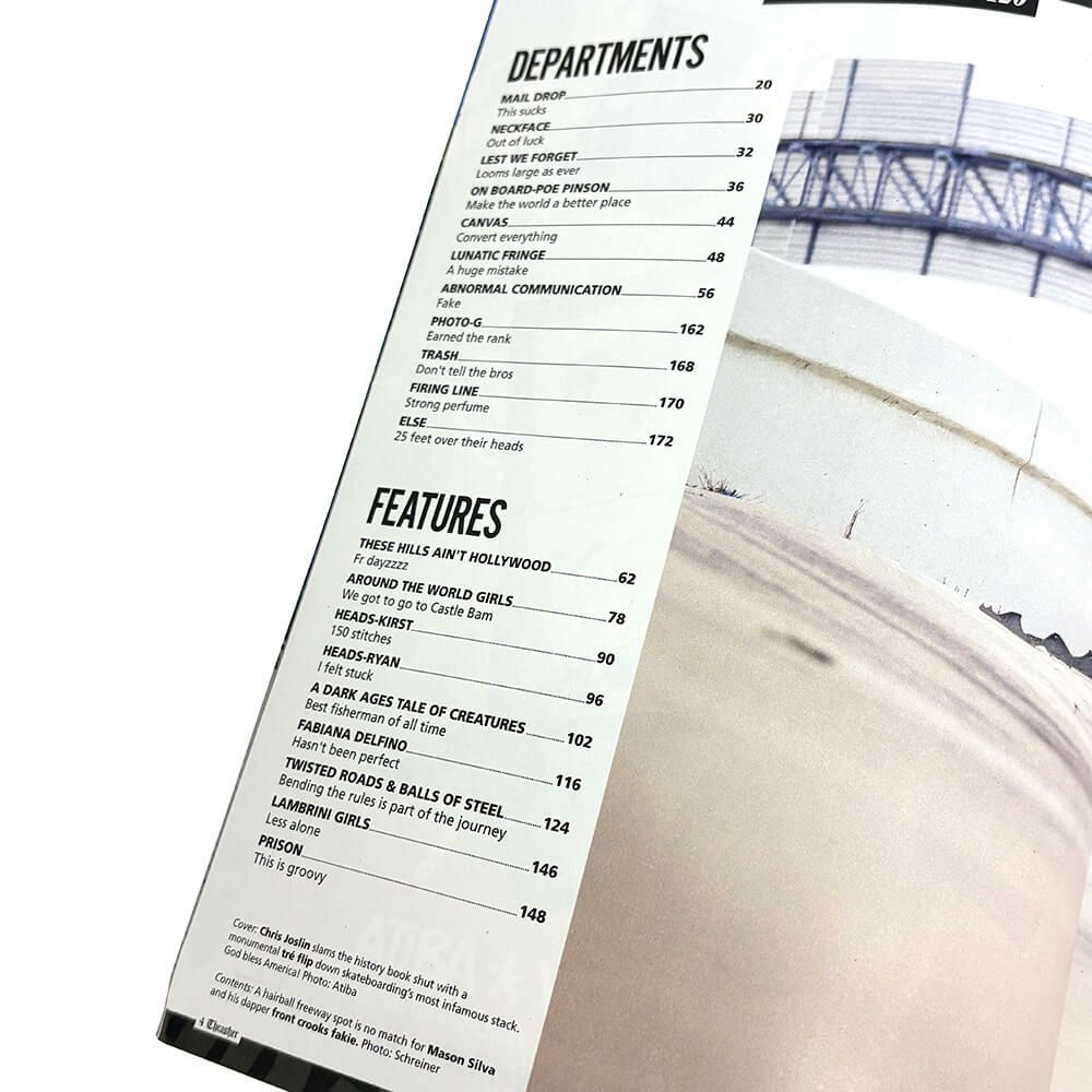 THRASHER MAGAZINE スラッシャー 雑誌 2025年11月号 スケートボード スケボー 02