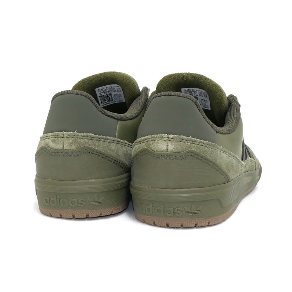 ADIDAS SKATEBOARDING SHOES アディダススケートボーディング シューズ スニーカー TYSHAWN II OLIVE/GUM JQ1132 スケートボード スケボー　3