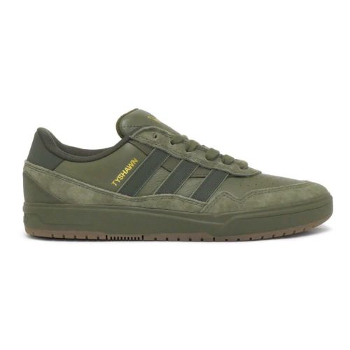 ADIDAS SKATEBOARDING SHOES アディダススケートボーディング シューズ スニーカー TYSHAWN II OLIVE/GUM JQ1132 スケートボード スケボー　4