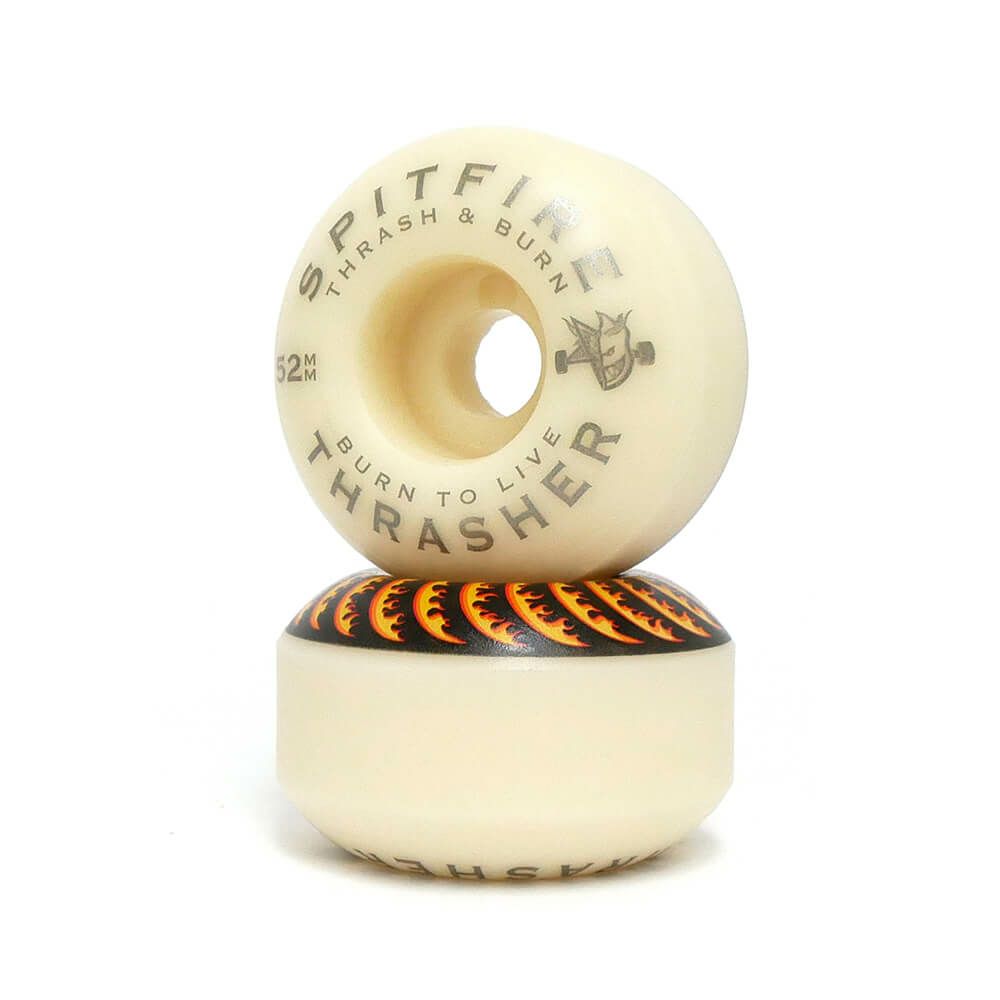 SPITFIRE WHEEL スピットファイヤー ウィール FORMULA FOUR (F4) CLASSIC 99D THRASHER X SPITFIRE FLAME CLASSIC 52mm スケートボード スケボー 2