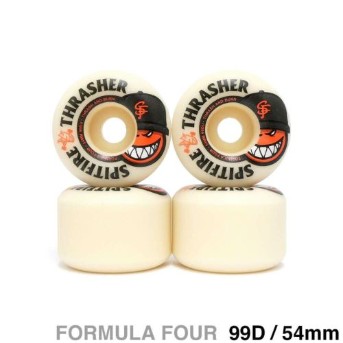 SPITFIRE WHEEL スピットファイヤー ウィール FORMULA FOUR (F4) RADIAL FULL 99D THRASHER X SPITFIRE THE CITY 54mm スケートボード スケボー 1