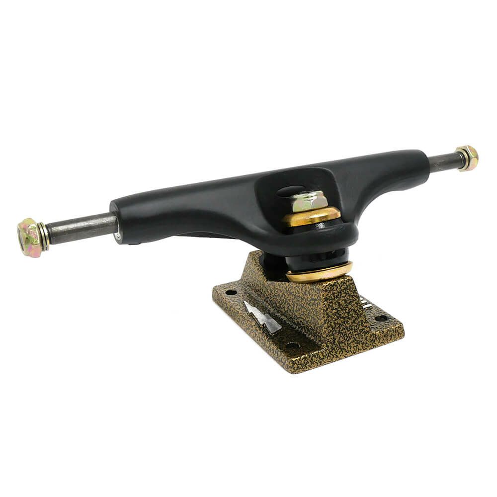 THUNDER TRUCK サンダー トラック TEAM EDITIONS TYSHAWN JONES ENDGAME 148 HI 黒/ゴールド スケートボード スケボー　4