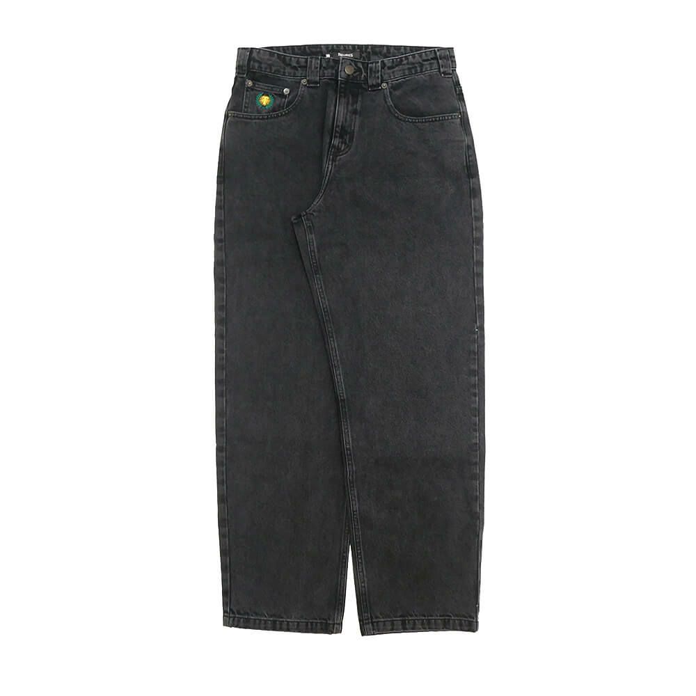 THEORIES JEANS セオリーズ パンツ ジーンズ PLAZA JEANS WASHED BLACK スケートボード スケボー 