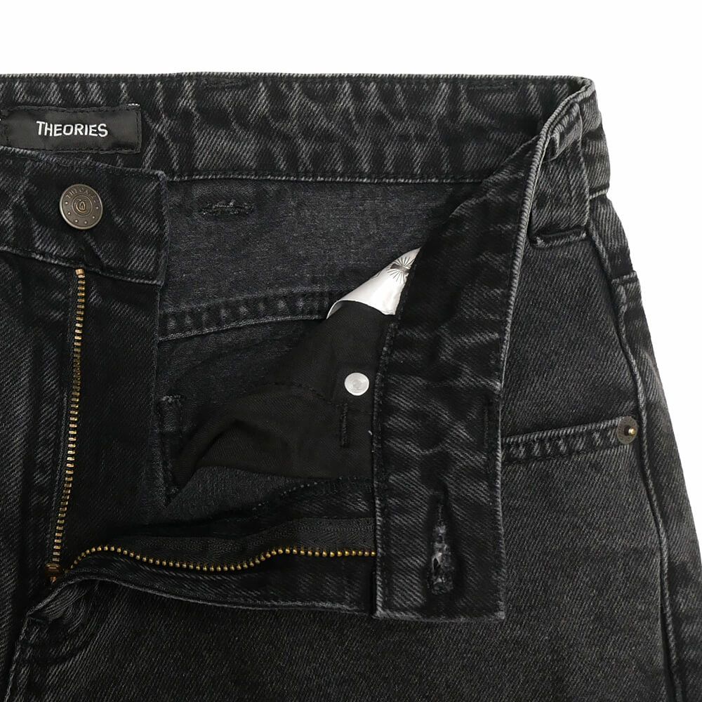 THEORIES JEANS セオリーズ パンツ ジーンズ PLAZA JEANS WASHED BLACK スケートボード スケボー 3