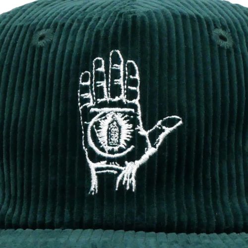 THEORIES CAP セオリーズ キャップ HAND OF THEORIES CORDUROY STRAPBACK FOREST GREEN スケートボード スケボー 4